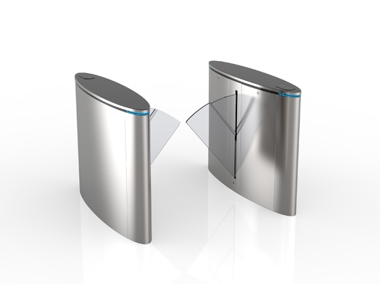 kopen Telescopische acryl flap barrière draaistoren toegangscontrolesystemen met een elegant ontwerp online manufacture