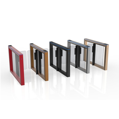 kopen Slim Duurzaam Kantoor Aluminiumlegering Snap-Joint Security Gate Bescherming Met Acryl / gehard glas Arm online manufacture
