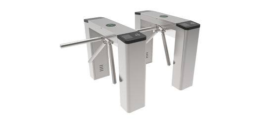 Control de Acceso Semi - Automatic Tripod Turnstile Gate - Integrated with Security Access Control Gate System - RFID