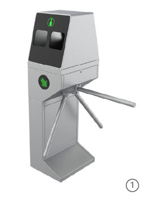 kopen De Taille Hoge Turnstile van de veiligheidsdriepoot Alcohol Gebaseerde Handdesinfectie online manufacture