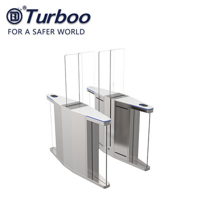 kopen Aangemaakte Turnstile van de de Snelheidspoort van de glas Halve Hoogte de Kaartlezer van Veiligheidsrfid online manufacture