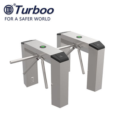 kopen SUS201 driepootturnstile Poortbarrière met Bi-Richting Twee RFID-Lezers online manufacture