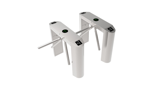 Control de Acceso Semi - Automatic Tripod Turnstile Gate - Integrated with Security Access Control Gate System - RFID
