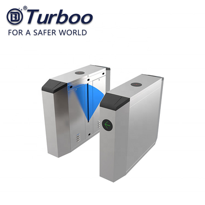 kopen Toegangsbeheerturnstile het Systeem van het PoortToegangsbeheer voor Turnstile van Flatgass Poortontwerp 304 Sainless-Staal online manufacture