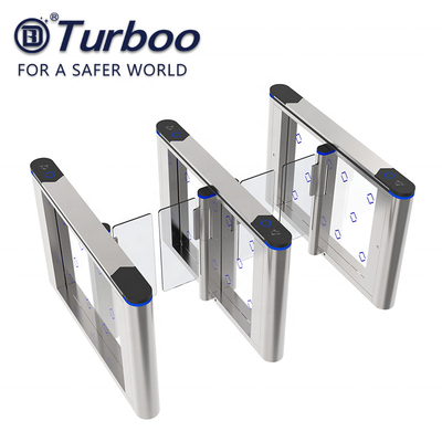 kopen Automatische de Barrièreturnstile van de Roestvrij staalschommeling met turnstile van de het kaartjespoort van de kaartlezer online manufacture