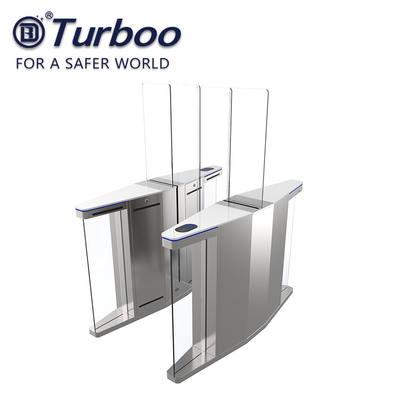 kopen Het Glas van SUS304 RS485 Aangemaakte het Glijden Turnstile Poort Volledige Hoogte online manufacture