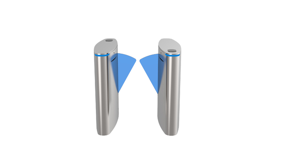 Geborstelde toegangscontroleur Flap Barrier Gate met 2.0mm Top Cover 0.8mm SUS304 Kas