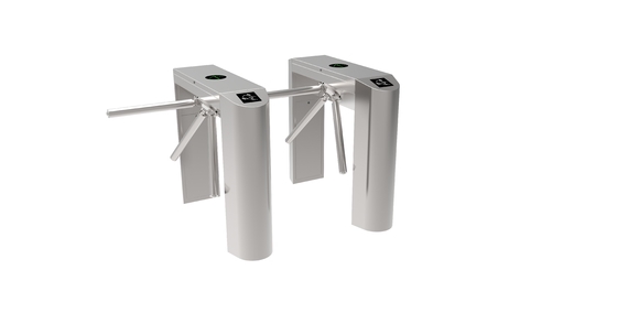 Control de Acceso Semi - Automatic Tripod Turnstile Gate - Integrated with Security Access Control Gate System - RFID