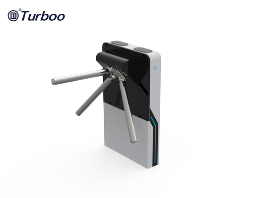 Fully Automatic Pedestrian Access Control Turnstile Gate Cold Rolling Steel With Painting 1.5mm Thickness