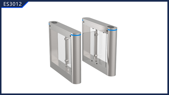 35 Persons/min Access Control 150W Office Building Smart  Swing Barrier Gate