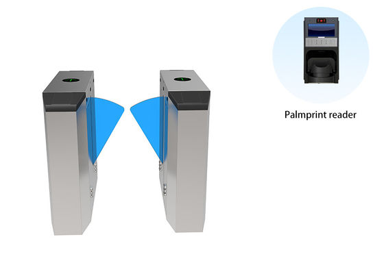 Binnen- en buitenweg voetgangersgrens met geïntegreerde RFID/QR-code kaartverzamelaars
