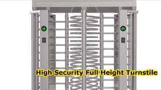 Introduceer G539-2 CE-goedgekeurde tourniquet op volledige hoogte Draaideur 30 personen / min voor u