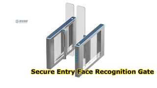 LB3211BAToegangscontrole voor voetgangers Gezichtsherkenning Swipe Card High Baffle Barrier Speed ​​Gate