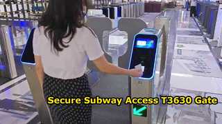 Nieuw product T3630 voetgangerstoegangscontrole voor metro-metro-swipe-ticket RFID